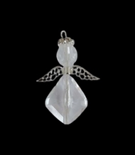 10 "lav selv" engle med klar krop. 4,5 x 3 cm.